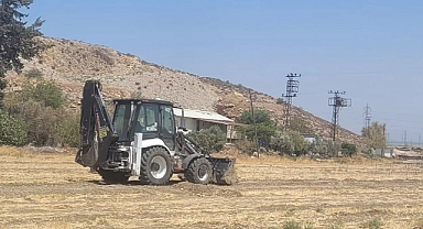 BAKRAS’TA VATANDAŞIN ARAZİSİNE ŞANTİYE KURULMAK İSTENİYOR