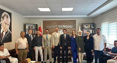 Dörtyol’da Görev Yapan Hakim ve Savcılara Plaket Töreni