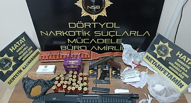 Dörtyol’da Uyuşturucu ve Silah Ele Geçirildi