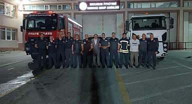 Erzurum'dan Hatay'a İtfaiye Desteği