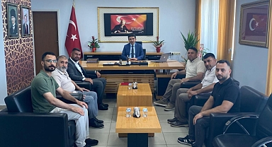 Gazilerden Kaymakam Coşgun'a Hayırlı Olsun Ziyareti