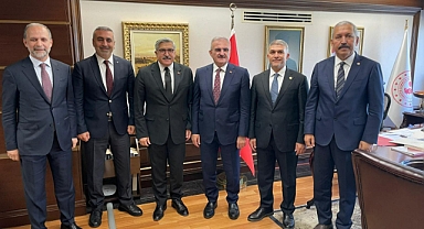 HATAY HEYETİNDEN KARALOĞLU’NA ZİYARET