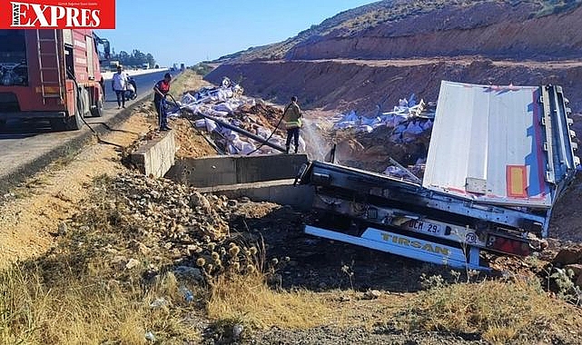 "KIRIKHAN'DA FECİ KAZA:BABA VE OĞUL ALEVLERE TESLİM OLDU"