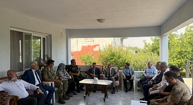 KIRIKHAN PROTOKOLÜNDEN ŞEHİT AİLESİNE ANLAMLI ZİYARET