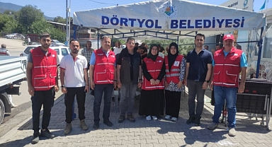 KIZILAY’DAN YANGIN BÖLGESİNE ANLAMLI DESTEK