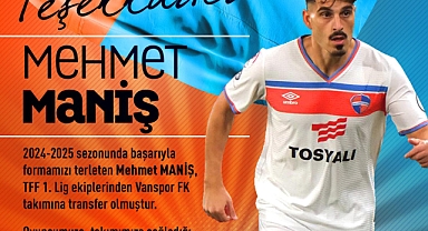 Mehmet Maniş, Vanspor’a Transfer Oldu