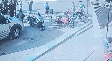 Motosiklet Sürücüsü Yere Yığıldı