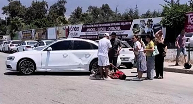 Motosikletli Kurye Kaza Yaptı: 1 Yaralı