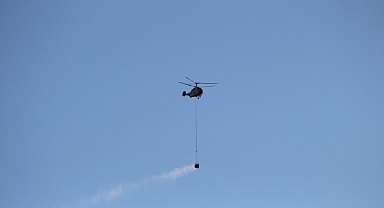 Orman Yangınına Havadan Müdahale Yeniden Başladı