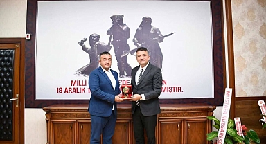 Özsarı'dan Kaymakam Keklik'e Nezaket Ziyareti