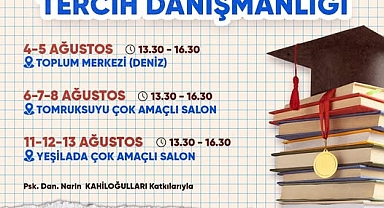 Samandağ Belediyesi’nden Üniversite Adaylarına Rehberlik Desteği