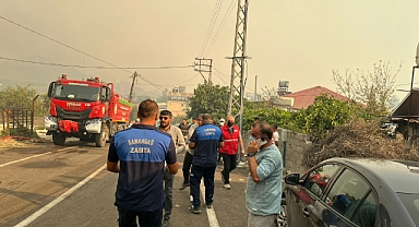 Samandağ Belediyesi'nden Yangın Bölgesine Destek