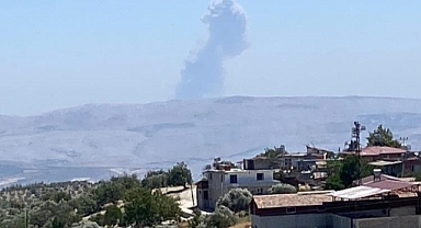 Suriye'de Mühimmat Deposunda Yaşanan Patlama Hatay'da Hissedildi