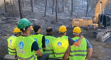 Ülkü Ocakları, Yangınla Mücadelede Vatandaşların Yanında Oldu