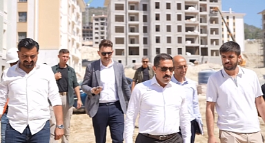 Vali Masatlı, TOKİ Afet Konutları Projelerini İnceledi