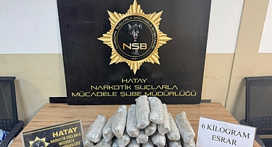 6 Kilo Esrar Ele Geçirildi