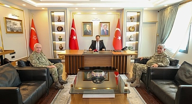 6. Kolordu Komutanı Kalın’dan Vali Masatlı’ya Ziyaret