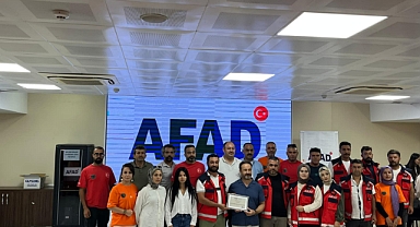 AFAD’DAN ARAF’A TEŞEKKÜR PLAKETİ