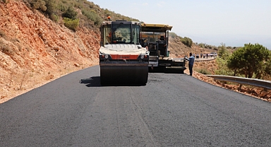 Alan Yaylası Yolunda 6500 Metre Asfalt Serimi