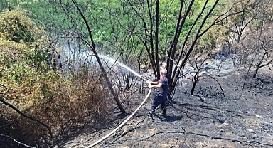 Bahçe Yangını Kısa Sürede Söndürüldü