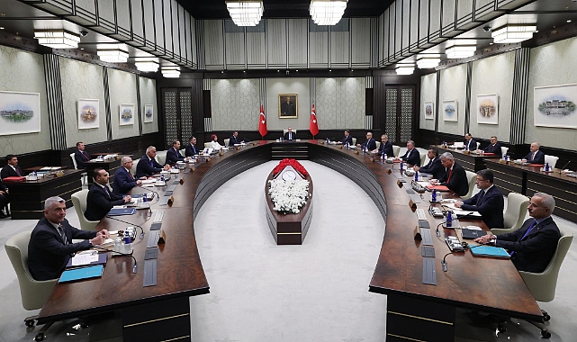 Cumhurbaşkanlığı Kabinesi Cumhurbaşkanı Erdoğan Başkanlığında Toplandı