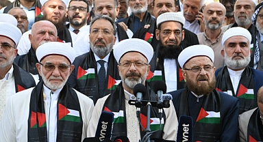 “FİLİSTİN'E HUZUR GELMEDEN YERE HUZUR GELMEYECEKTİR”