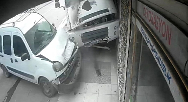 Freni Boşalan Arazöz Ortalığı Savaş Alanına Çevirdi