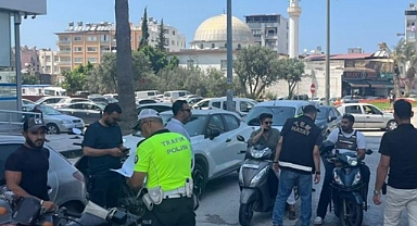 Hatay'da dron destekli asayiş ve trafik uygulaması yapıldı