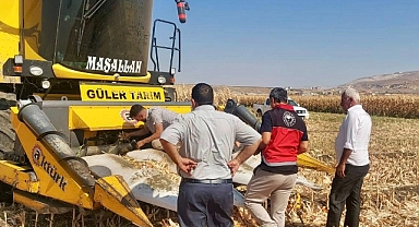 Hatay'da Hasat Döneminde Biçerdöver Kontrolleri