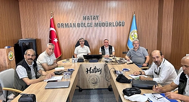 Hatay Orman Bölge Müdürlüğü Kadastro ve Mülkiyet Çalışmalarını Değerlendirdi