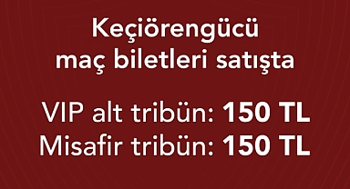 Hatayspor – Keçiörengücü Maçı Biletleri Satışa Çıktı