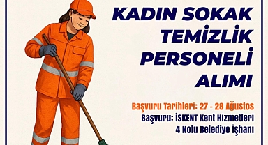 İskenderun’da Temizlik Hizmetlerine Kadın Eli Değiyor