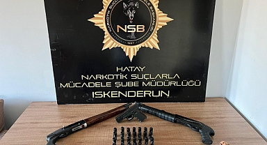 İskenderun’da Uyuşturucu ve Silah Operasyonu