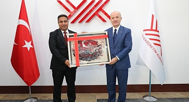 İSTE Rektörü Duruel'den YÖK Başkanı Özvar'a Hayırlı Olsun Ziyareti