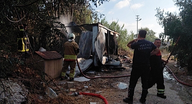 Konteynerde Çıkan Yangın Söndürüldü