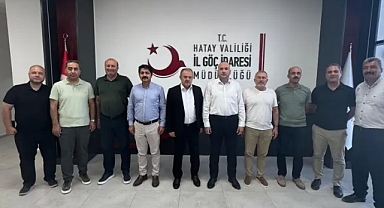 Memur-Sen Heyetinden Hatay İl Göç İdaresi Müdürü Boyraz’a Ziyaret