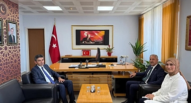 MKÜ Rektörü Eren’den Kaymakam Coşgun’a Nezaket Ziyareti