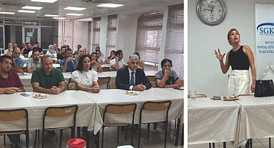 SGK Hatay İl Müdürlüğü'nden Bağımlılıkla Mücadele Programı