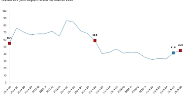 Toplam Ciro Yıllık %45,0 Arttı