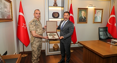 Tuğgeneral Karakulak’tan Vali Masatlı’ya Veda Ziyareti
