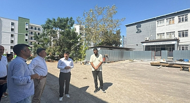 TÜYSÜZ, EĞİTİM YATIRIMLARINI İNCELEDİ