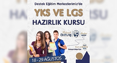 Ücretsiz YKS VE LGS Kursları İçin Kayıtlar Başladı