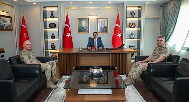 Vali Masatlı, Jandarma Komutanlarını Kabul Etti