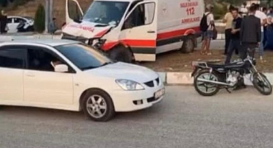 YAYLADAĞINDA AMBULANS KAZASI!