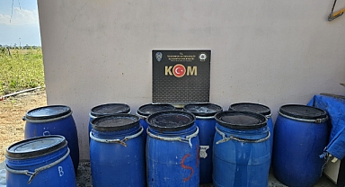 1 Ton 35 Kg Kaçak Alkol Ele Geçirildi