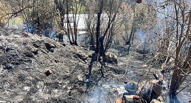 Antakya’da Bahçe Yangını Korkuttu