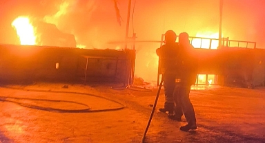 Antakya’da Samanlık Yangını Korkuttu