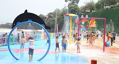 Çocuklar, Su Oyun Parkında Gönüllerince Eğlendi