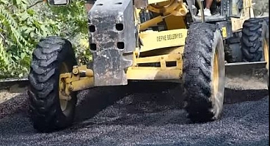 Defne’de Asfaltlama Hız Kesmeden Devam Ediyor