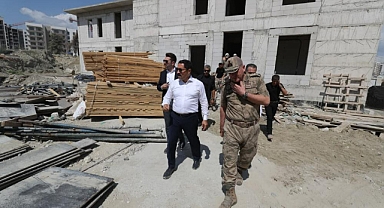 Defne’de jandarma hizmet binalarının inşası sürüyor